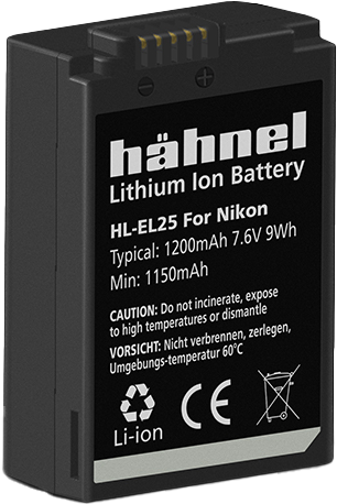 Akumuliatorius Hahnel Hähnel Baterija Nikon HL-EL25 / EN-EL25