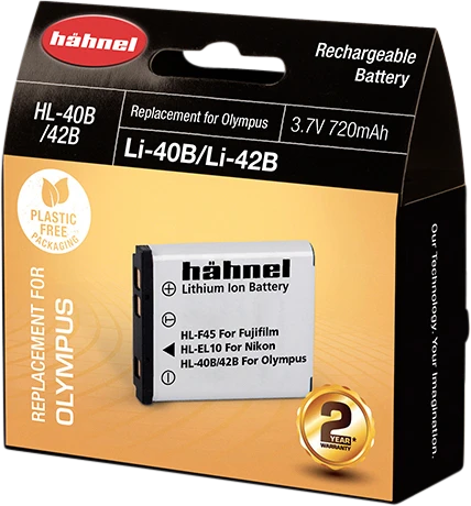 Hahnel H&Auml;HNEL DK BATTERY OLYMPUS HL-40B/42B