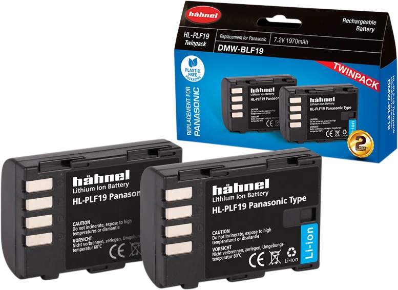 HÄHNEL BATTERY PANASONIC HL-PLF19 TWIN PACK