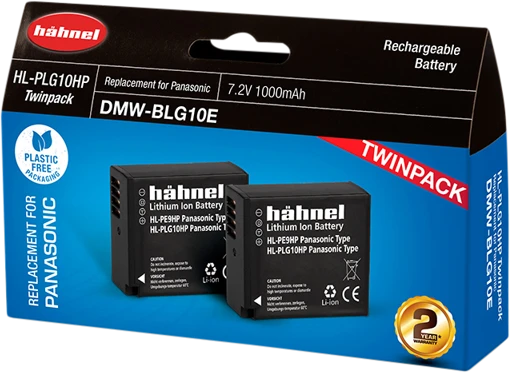 HÄHNEL BATTERY PANASONIC HL-PLG10HP TWIN PACK