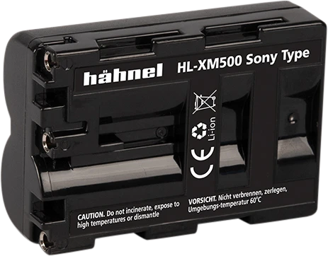 Hähnel Hahnel HL-XM500 - Lithium-Ion (Li-Ion) - 1500 mAh - 7.2 V - Juodas