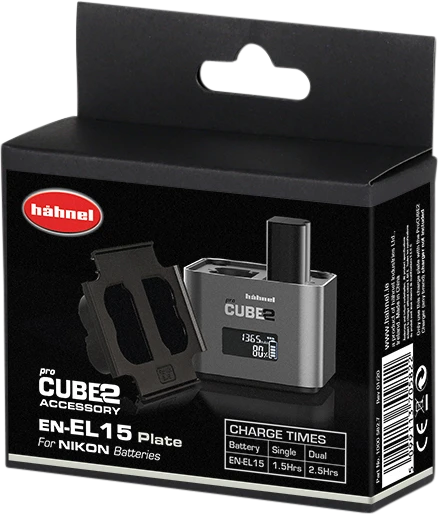Įkroviklis do aparatu Hahnel Baterija ProCUBE 2 Plate for Nikon EN-EL15