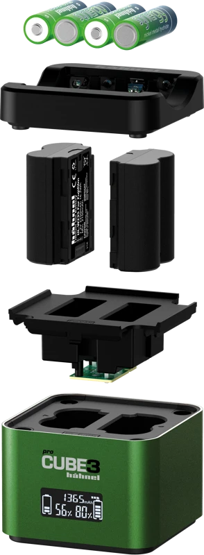 Įkroviklis do aparatu Hahnel H�hnel ProCube 3 Twin Charger Fujifilm