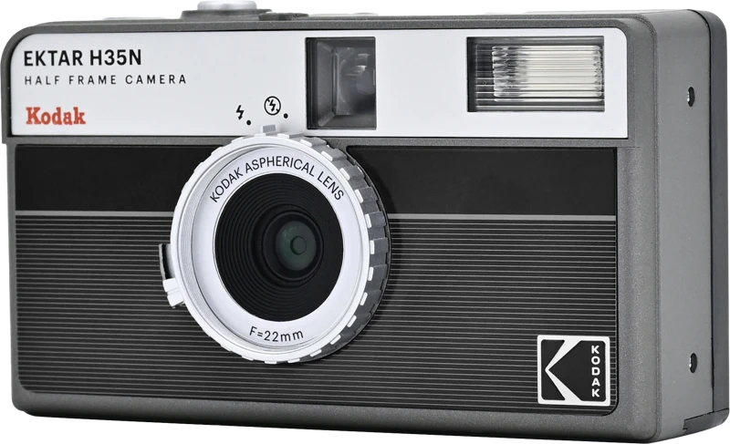 Kodak EKTAR H35N Camera Striped Juodas
