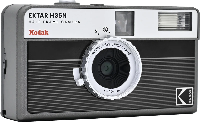 Kodak EKTAR H35N Camera Striped Juodas