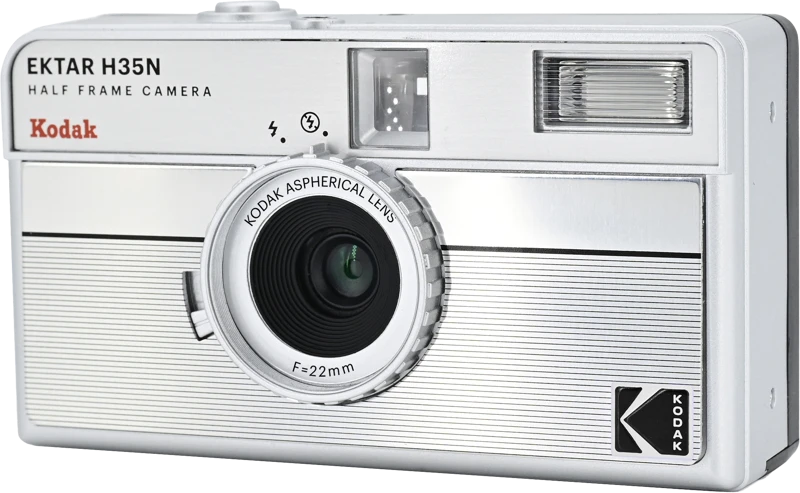 KODAK EKTAR H35N CAMERA STRIPED Sidabrinis