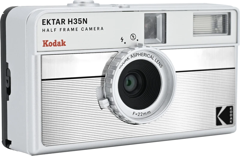 KODAK EKTAR H35N CAMERA STRIPED Sidabrinis