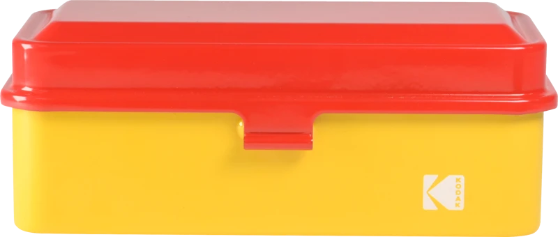 Kodak Film Case 120/135 (didelis) raudonas/geltonas