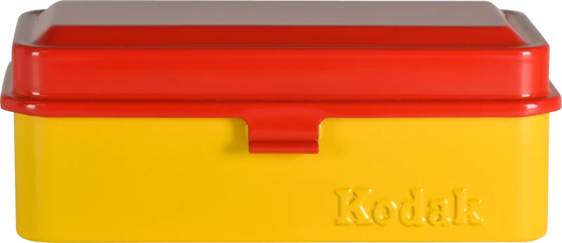 Kodak Film Case 120/135 (didelis) raudonas/geltonas