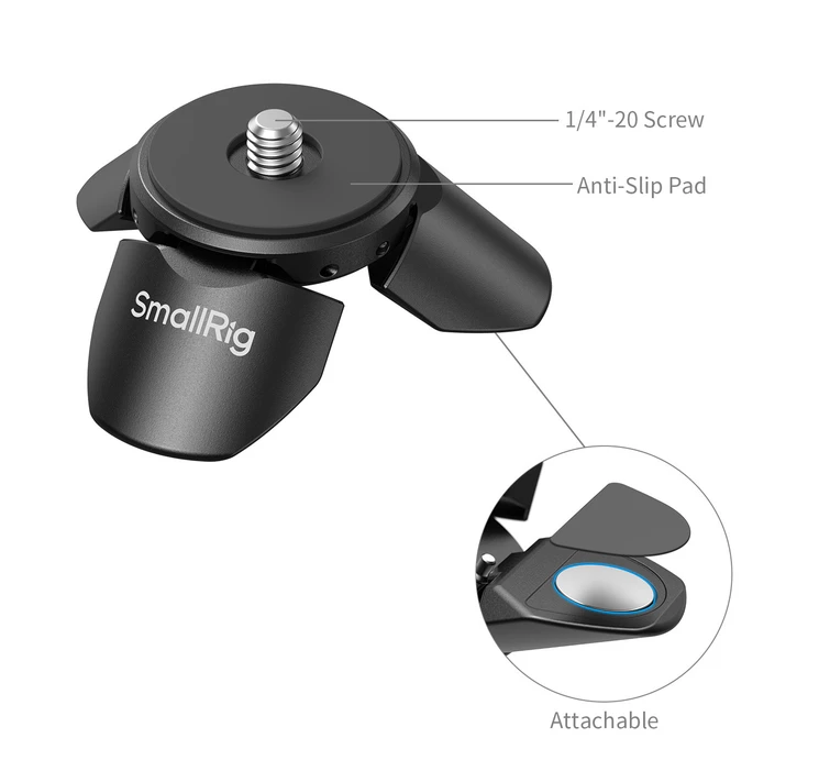 Mini trikojis SmallRig 6083, skirtas DJI Osmo Pocket 3 / 4, 1/4"-20, iki 1kg