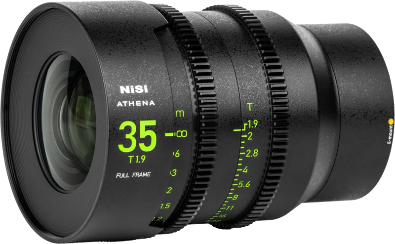 Objektyvas NiSi Cine Lens Athena Prime 35mm T1.9 E-Mount (Without Drop-in Filter)