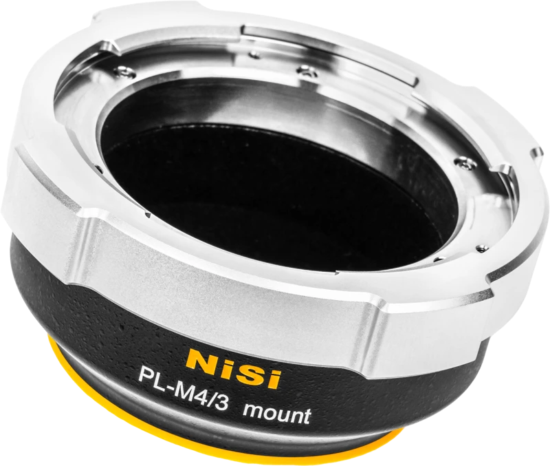 NiSi PL-MFT adapteris: metalinis korpusas ir žymėjimas