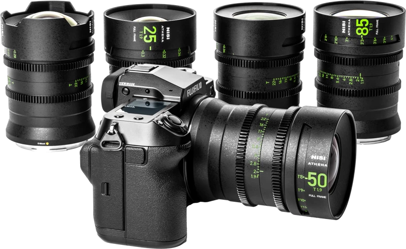 Objektyvas NiSi Cine Lens Set Athena Prime Fuji G-Mount (Without Drop-In Filter)