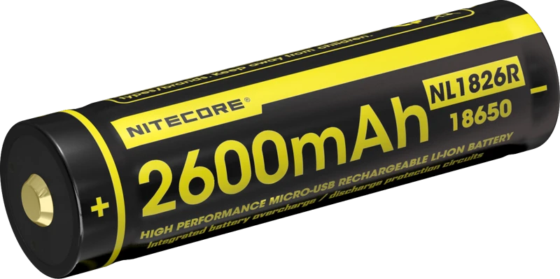 Nitecore 18650 akumuliatorius su 2600mAh talpa