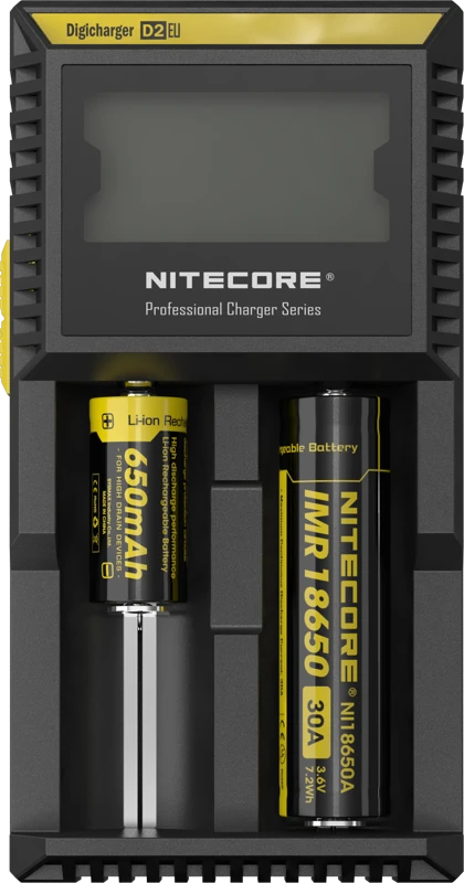 Nitecore Digicharger D2 EU Baterijų įkroviklis
