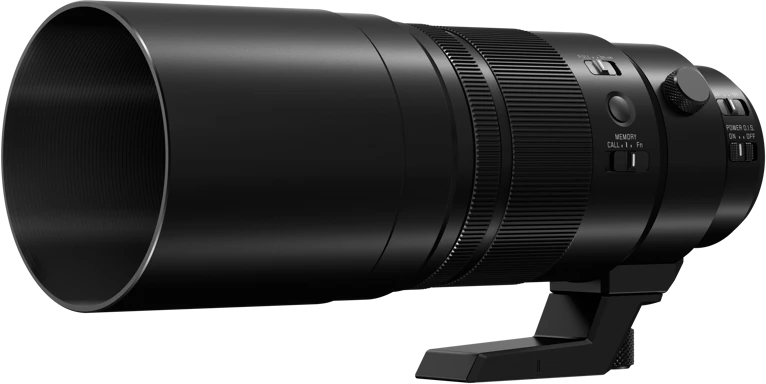 Objektyvas Panasonic LEICA DG ELMARIT 200mm / F2.8 / POWER O.I.S. (H-ES200) + Panasonic telekonverteris DMW-TC14 (Juodas)