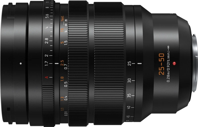 Objektyvas Panasonic LEICA DG SUMMILUX 25-50mm F1.7 ASPH (H-X2550)