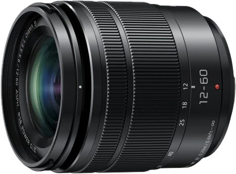 Objektyvas Panasonic Lumix Vario 12-60mm f/3.5-5.6 G Power OIS Asph be originalios dėžutės