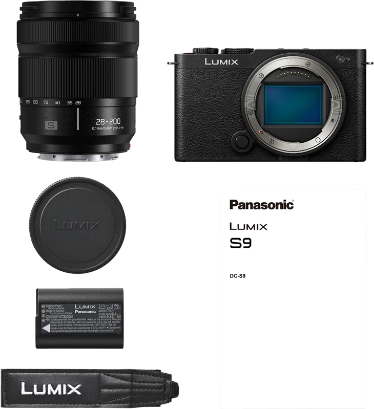 Panasonic Lumix DC-S9 + 28-200mm Jet Juodas