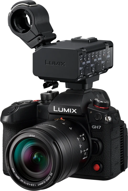 Panasonic DMW-XLR2 adapteris ant Lumix GH7