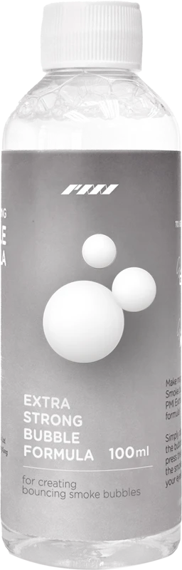 P.M.I Płyn Do Generatora Dymu Dymiarki Pmi Bańki Mydlane Bubble + Dym 100ml / Extra Strong Bubble Formula Refill Only 100 Ml