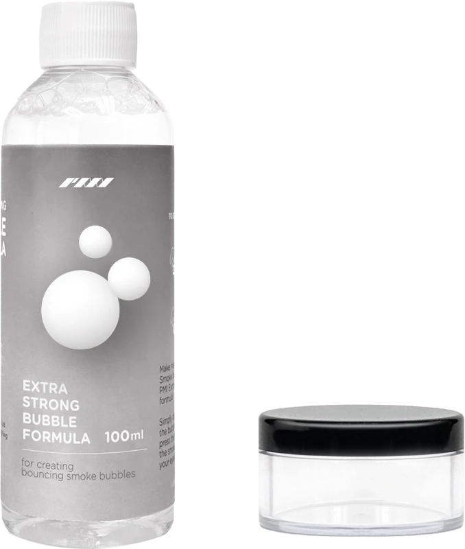 P.M.I Płyn Do Generatora Dymu Dymiarki Pmi Bańki Mydlane Bubble + Dym 100ml / Extra Strong Bubble Formula Refill Only 100 Ml
