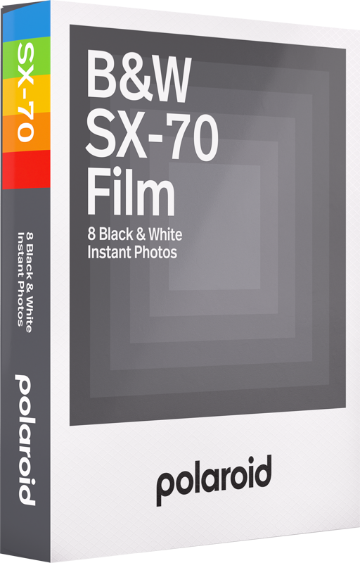 POLAROID B&W FILM, SKIRTA SX-70