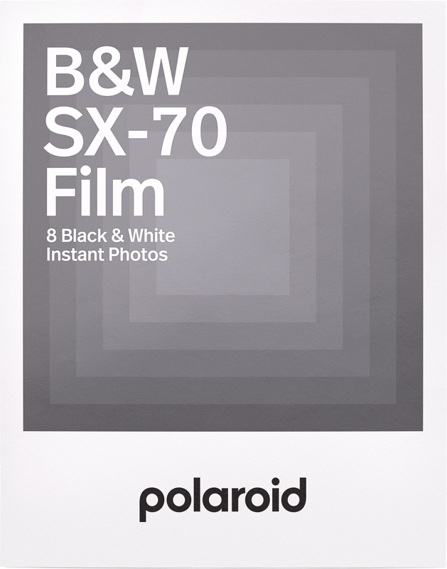 POLAROID B&W FILM, SKIRTA SX-70