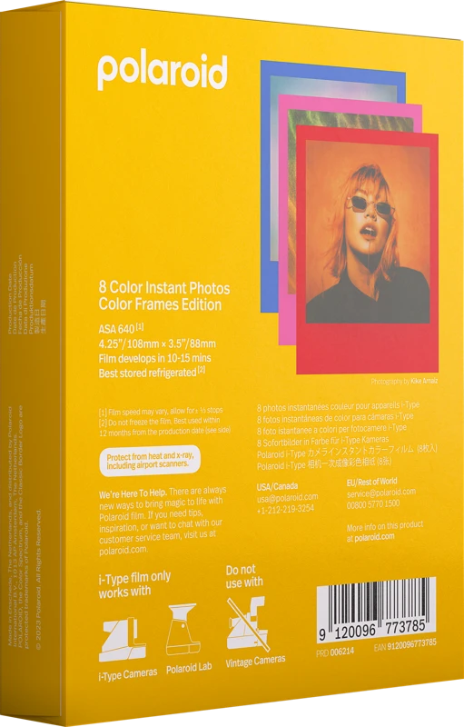 POLAROID COLOR PLĖVELĖ I-TIPO SPALVOTAM RĖMUI