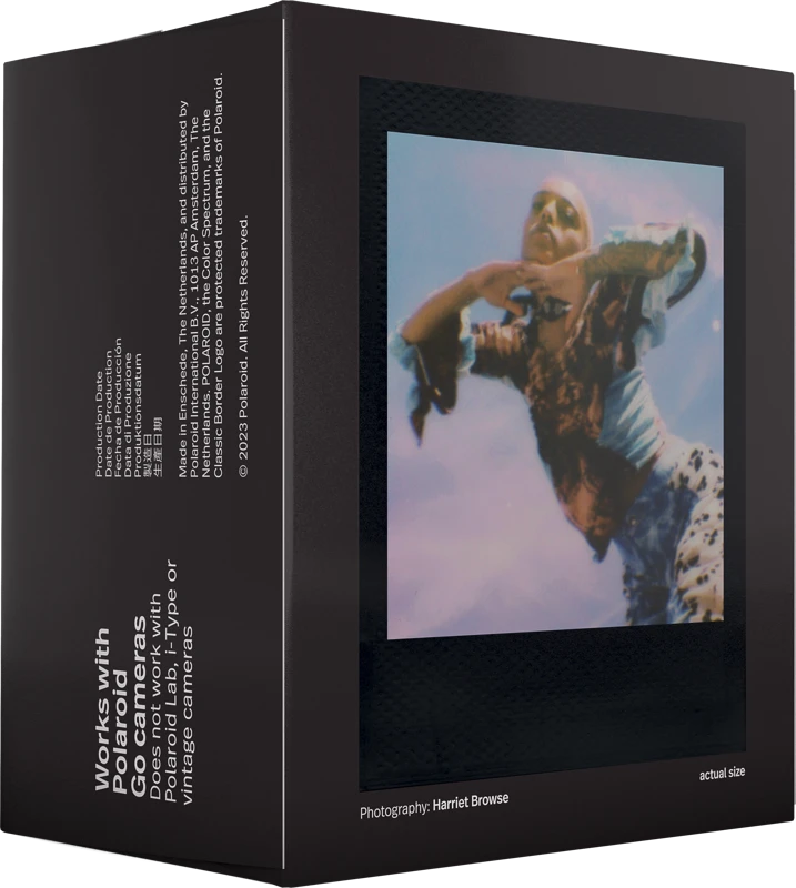 POLAROID GO FILM DOUBLE PACK 16 PHOTOS - Juodas FRAME