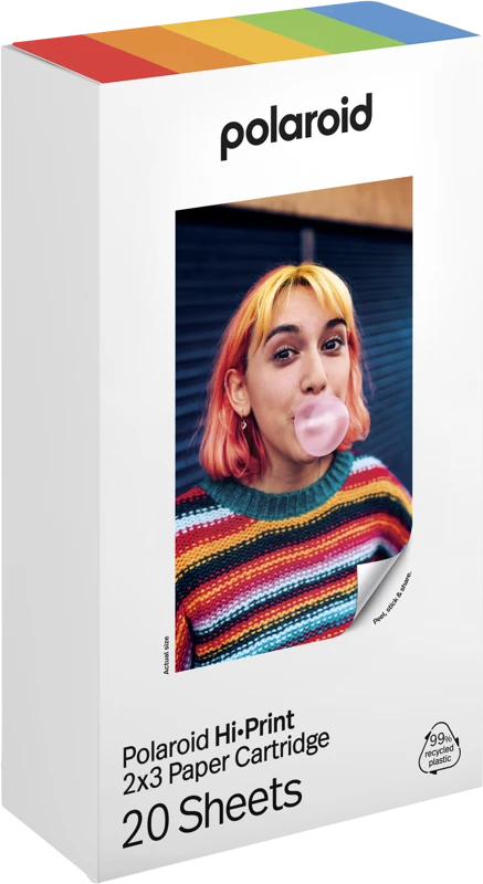 POLAROID HI-PRINT GEN 2 CARTRIDGE 20 SHEETS 2X3