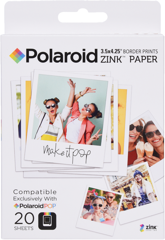 Polaroid Instant Zink Media 3,5x4,25 Pop 20 pak