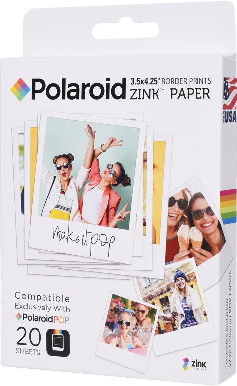 Polaroid Instant Zink Media 3,5x4,25 Pop 20 pak