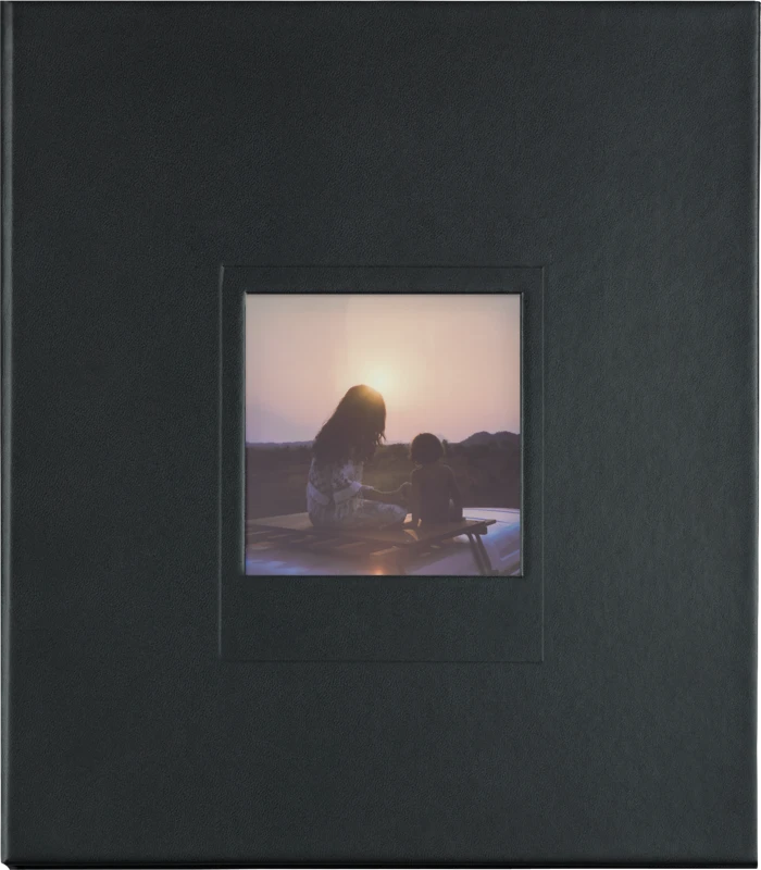 Polaroid albumas Didelis, juodas