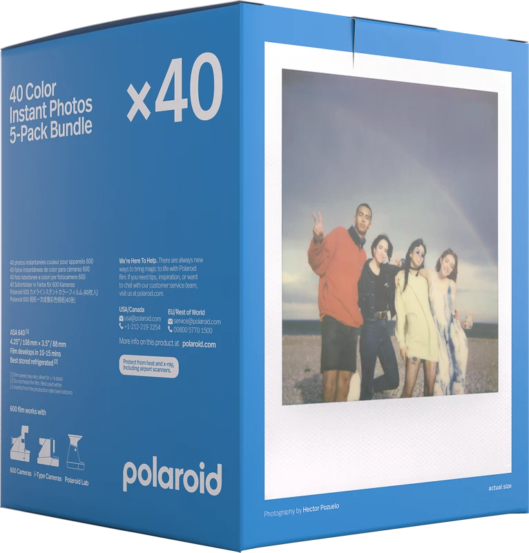 POLAROID SPALVOTINĖ PLĖVELĖ UŽ 600 5 Vnt