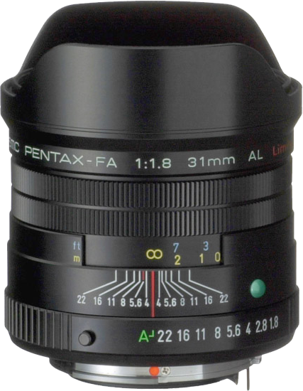 Objektyvas smc Pentax FA 31mm f/1.8 AL Limited, juoda