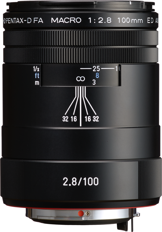 Objektyvas HD Pentax D-FA 100mm f/2.8 Macro ED AW lens, juodas