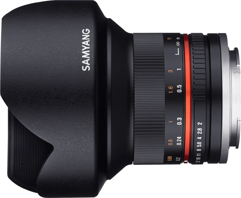 Objektyvas Samyang 12mm F2 NCS CS juodas Fuji X