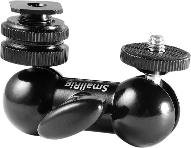 SMALLRIG 1135 MULTI-FUNC DOUBLE BALLHEAD SHOE+1/4"
