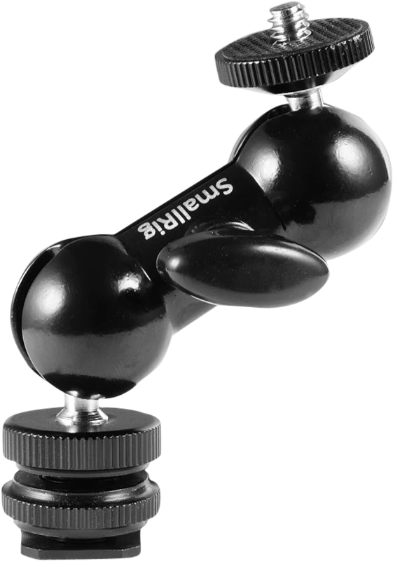 SMALLRIG 1135 MULTI-FUNC DOUBLE BALLHEAD SHOE+1/4"