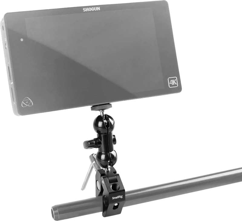 SMALLRIG 1138 DOUBLE BALLHEAD W/CLAMP &amp; 1/4" SCREW