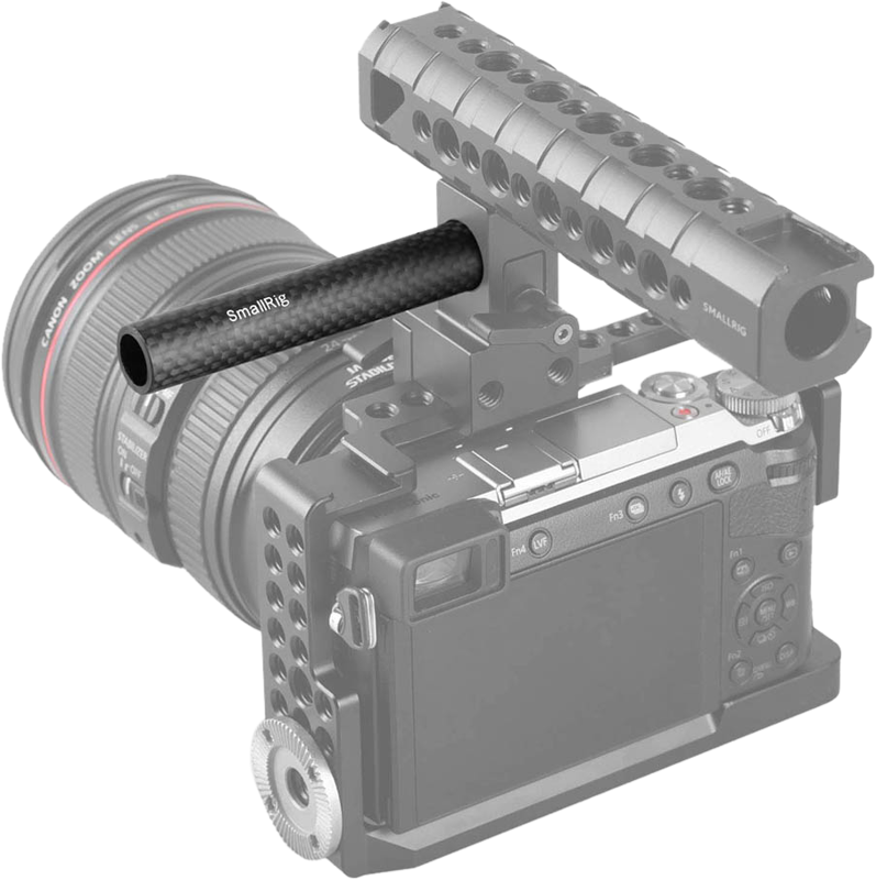 SmallRig 1871 15 mm anglies pluošto strypas (10 cm)