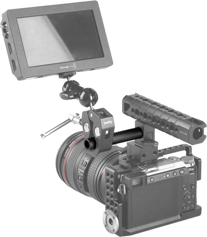 SmallRig 1871 15 mm anglies pluošto strypas (10 cm)