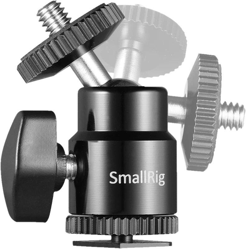 SMALLRIG 2059 CAMERA HOT SHOE -BALLHEAD-1/4"SC 2P