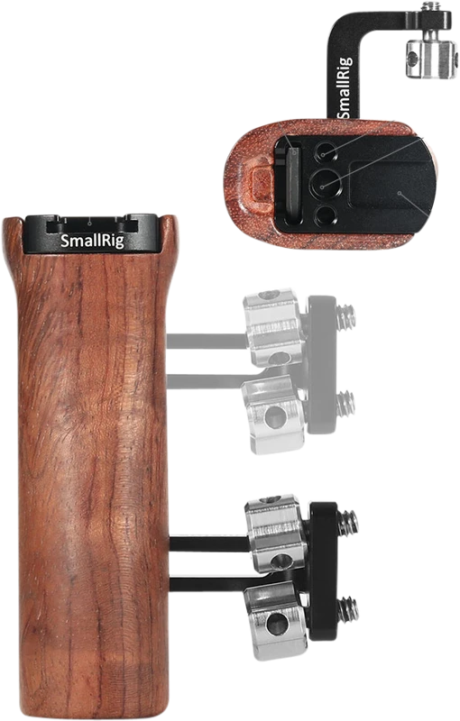 SmallRig 2093 Handle Wooden Universal Side