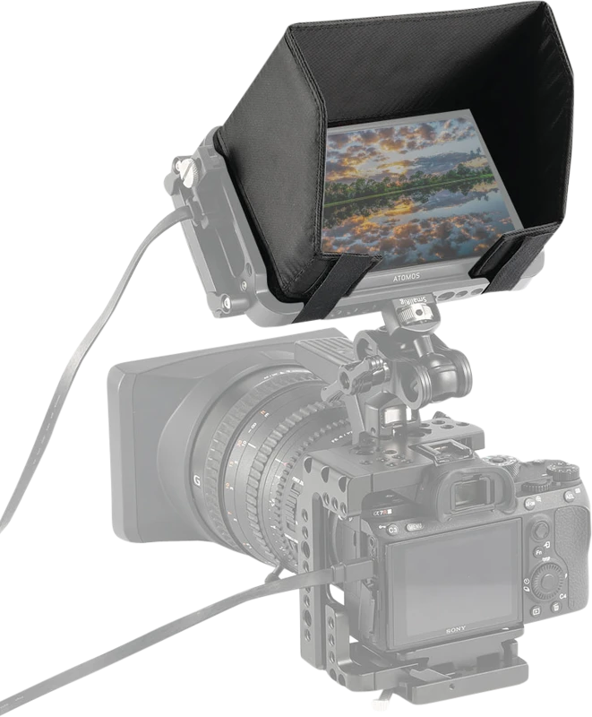 Objektyvas SmallRig 2269 gaubtas nuo saulės, skirtas Atomos Ninja V