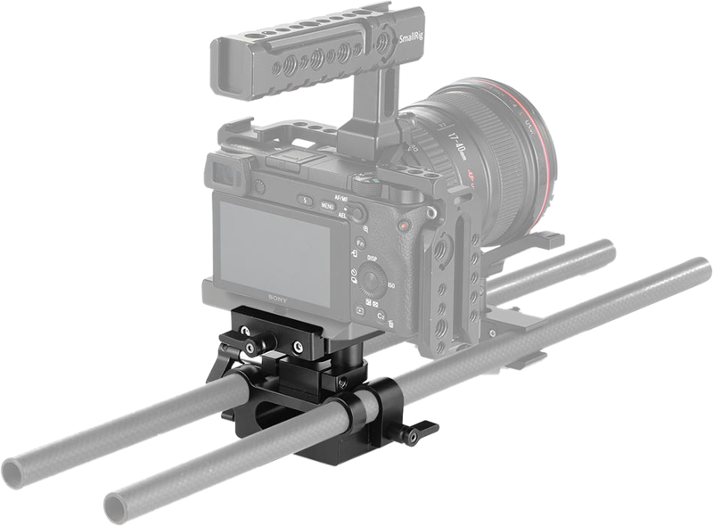 SmallRig 2272 Univ 15mm Rail Supp Syst Baseplate (DBC2272B)