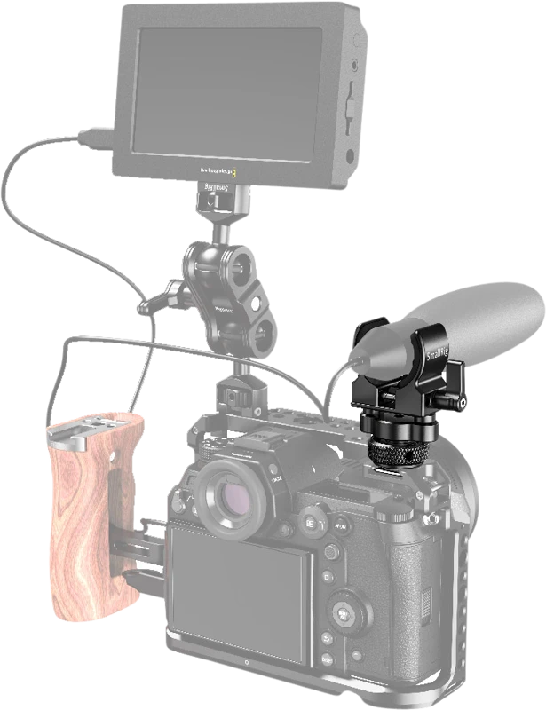 SMALLRIG 2352 SHOTGUN MIC HOLDER (COLD SHOE)
