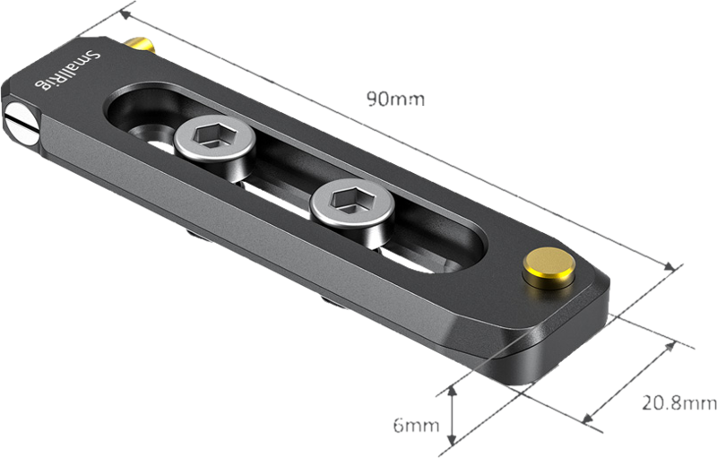 Smallrig 2484 Žemo profilio NATO bėgelis 90 mm