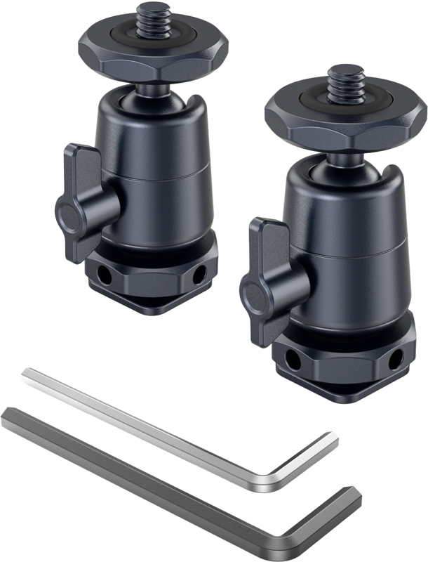 SmallRig 2948 BallHead Mini su nuimamu šalto bato laikikliu 2vnt